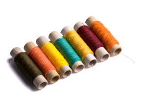 Spools of thread